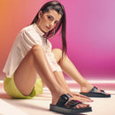 Papete Nuvem Original Couro Legítimo Sandália Feminina Confortável Chinelo Feminino Birken Super Leve 300g