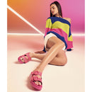 Papete Nuvem Original Couro Legítimo Sandália Feminina Confortável Chinelo Feminino Birken Super Leve 300g