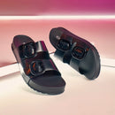 Papete Nuvem Original Couro Legítimo Sandália Feminina Confortável Chinelo Feminino Birken Super Leve 300g