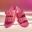 Papete Nuvem Original Couro Legítimo Sandália Feminina Confortável Chinelo Feminino Birken Super Leve 300g