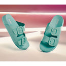 Papete Nuvem Original Couro Legítimo Sandália Feminina Confortável Chinelo Feminino Birken Super Leve 300g