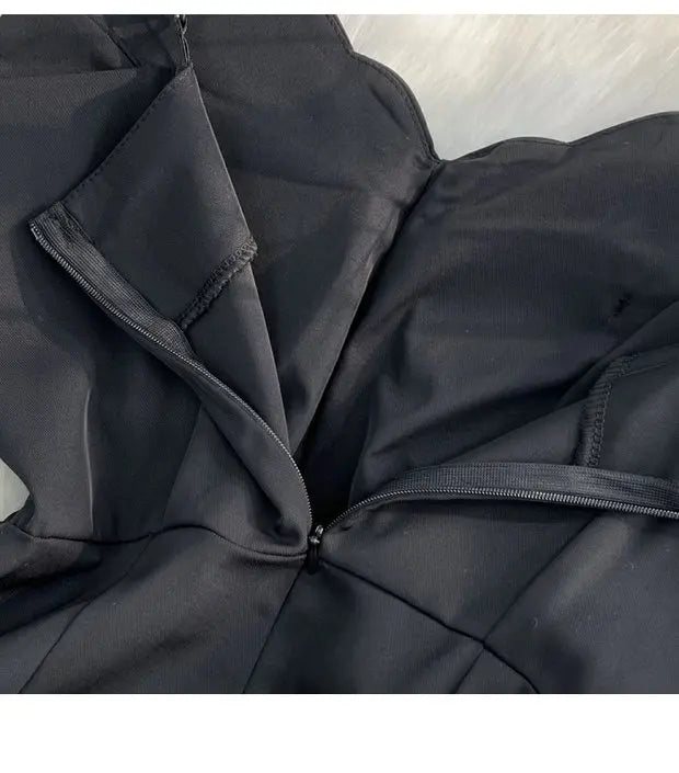 Elegant V-Neck Strap Dress Casual High Waist Slimming One-Piece Wide Leg Pants Long Loose Fitting Women's Online Exclusive