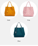 CH Ladies Shoulder Bag Fashion Classic New Pure Color Outer Pocket Ladies Handbag Exquisite Craft Large Capacity Handbag