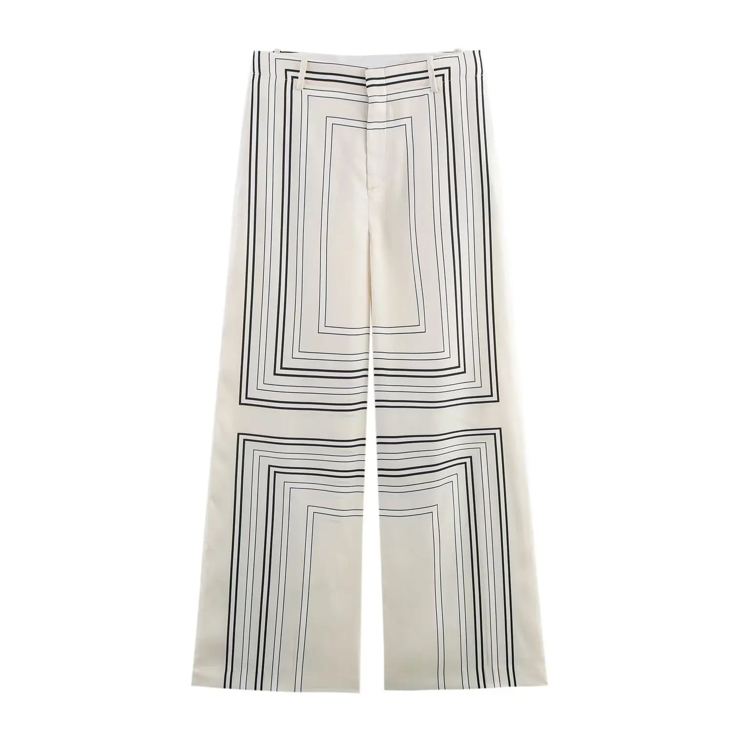 Conjunto Feminino com Blusa e Calça com Botões e Zíper