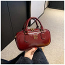 Bolsas de Ombro Grande Capacidade Crossbody Bags Pu Cor Sólida Zíper Casual 2025 Versátil Linha de Costura