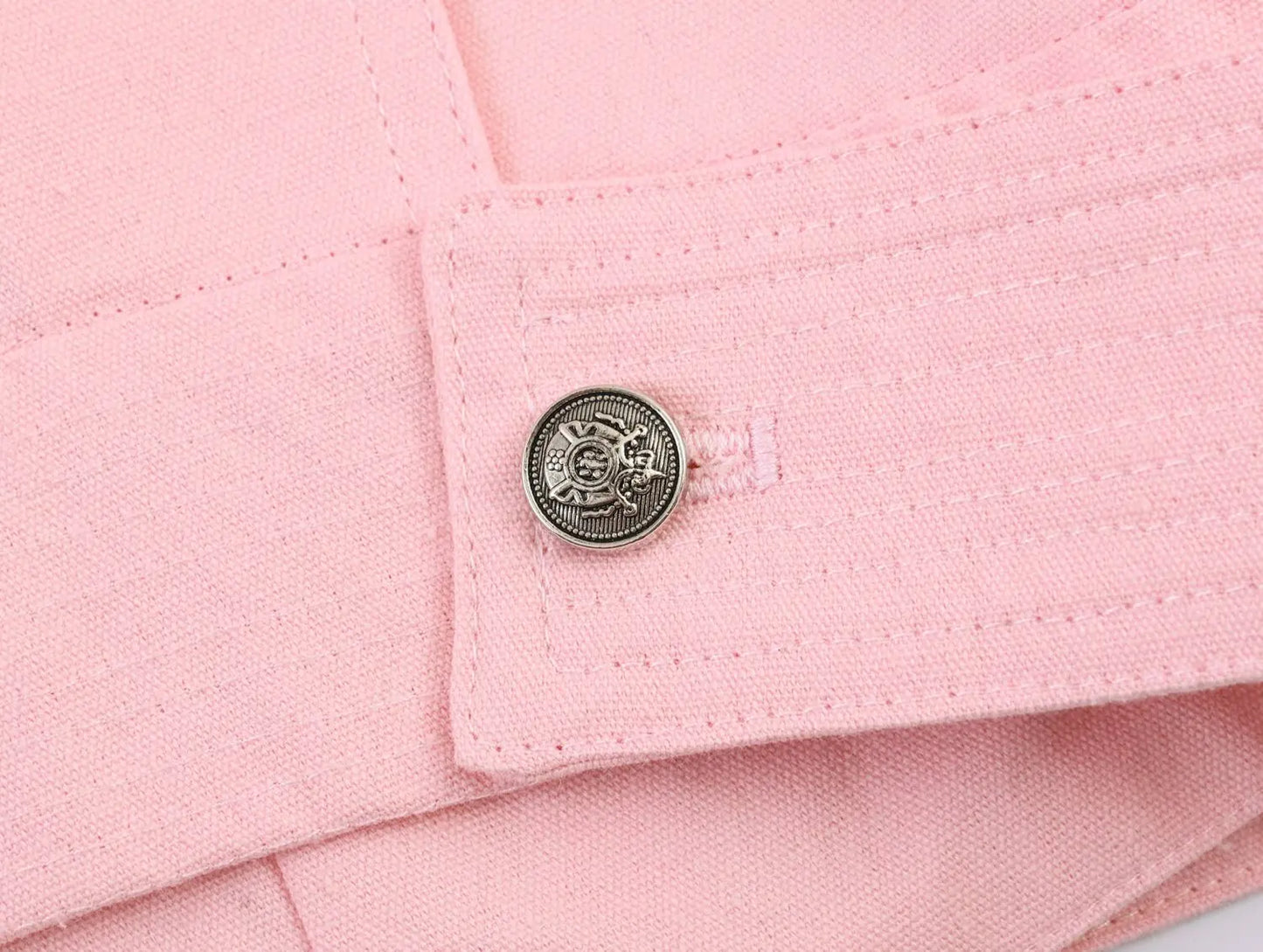 TFMLN Women Pink Stand-up Collar Jacket 2026 Trendy High Street Elegant Single-breasted Loose Coat Female Chic Outerwear 