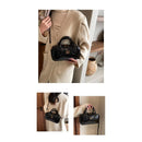 Bolsas de Ombro Grande Capacidade Crossbody Bags Pu Cor Sólida Zíper Casual 2025 Versátil Linha de Costura