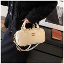 Bolsas de Ombro Grande Capacidade Crossbody Bags Pu Cor Sólida Zíper Casual 2025 Versátil Linha de Costura