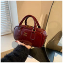 Bolsas de Ombro Grande Capacidade Crossbody Bags Pu Cor Sólida Zíper Casual 2025 Versátil Linha de Costura