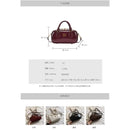 Bolsas de Ombro Grande Capacidade Crossbody Bags Pu Cor Sólida Zíper Casual 2025 Versátil Linha de Costura