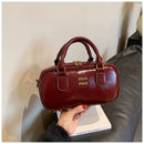 Bolsas de Ombro Grande Capacidade Crossbody Bags Pu Cor Sólida Zíper Casual 2025 Versátil Linha de Costura