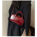 Large Capacity Crossbody Bags Pu Solid Color Zipper Casual Shoulder Bags on Sale 2025 Versatile Sewing Thread Women's Handbags