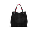 CH Ladies Shoulder Bag Fashion Classic New Pure Color Outer Pocket Ladies Handbag Exquisite Craft Large Capacity Handbag