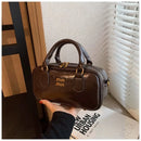 Bolsas de Ombro Grande Capacidade Crossbody Bags Pu Cor Sólida Zíper Casual 2025 Versátil Linha de Costura
