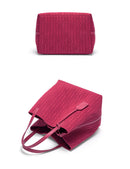 CH Ladies Shoulder Bag Fashion Classic New Pure Color Outer Pocket Ladies Handbag Exquisite Craft Large Capacity Handbag