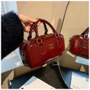 Bolsas de Ombro Grande Capacidade Crossbody Bags Pu Cor Sólida Zíper Casual 2025 Versátil Linha de Costura
