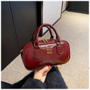 Bolsas de Ombro Grande Capacidade Crossbody Bags Pu Cor Sólida Zíper Casual 2025 Versátil Linha de Costura