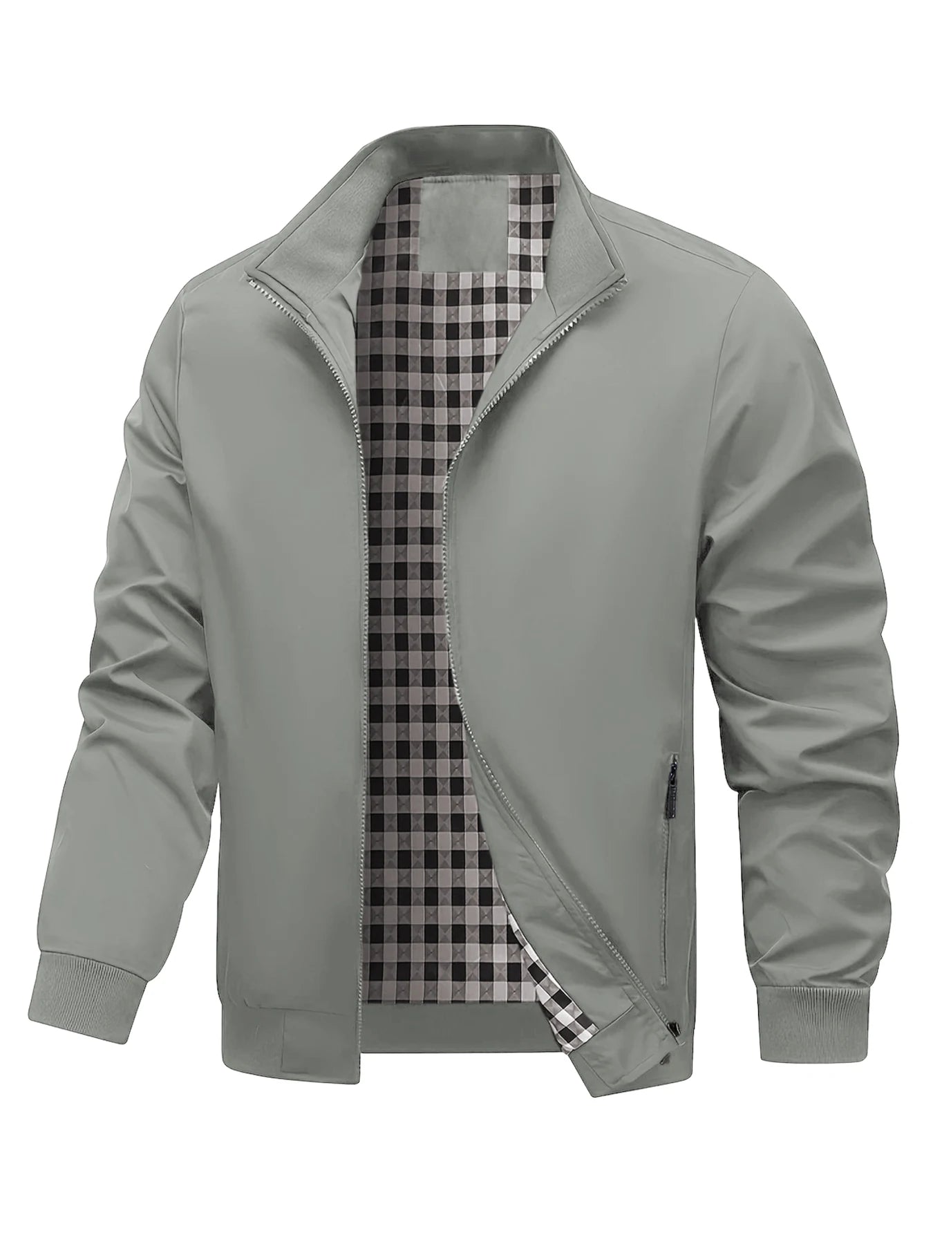 Plus-Size Jackets, Trendy Men's College-Style Jackets, Fashionable Plus-Size Men's Casual Outerwear for Spring and Autumn