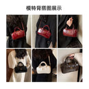 Bolsas de Ombro Grande Capacidade Crossbody Bags Pu Cor Sólida Zíper Casual 2025 Versátil Linha de Costura