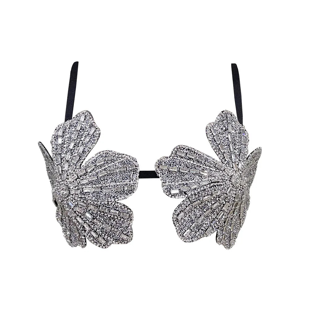 Top Feminino com Strass e Bordado – Festa