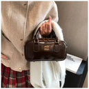 Bolsas de Ombro Grande Capacidade Crossbody Bags Pu Cor Sólida Zíper Casual 2025 Versátil Linha de Costura