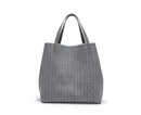 CH Ladies Shoulder Bag Fashion Classic New Pure Color Outer Pocket Ladies Handbag Exquisite Craft Large Capacity Handbag