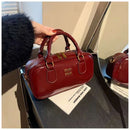 Large Capacity Crossbody Bags Pu Solid Color Zipper Casual Shoulder Bags on Sale 2025 Versatile Sewing Thread Women's Handbags