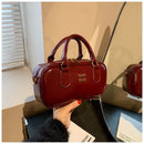Bolsas de Ombro Grande Capacidade Crossbody Bags Pu Cor Sólida Zíper Casual 2025 Versátil Linha de Costura