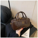 Bolsas de Ombro Grande Capacidade Crossbody Bags Pu Cor Sólida Zíper Casual 2025 Versátil Linha de Costura