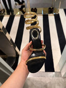 Eilyken Summer Street Style Ankle Strap Open Toe Narrow Band Women Sandals Thin High Heels Stripper Sexy Banquet Shoes