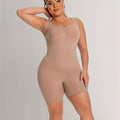 Women's Seamless Shapewear Romper - Tummy Control, Butt Lifting, Slimming Bodysuit Shorts