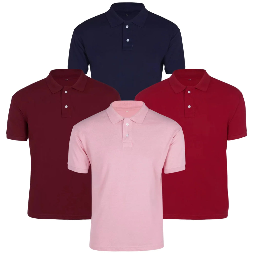 Kit Com 6 Camisas Polo Masculinas