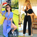 2 Set Women's Pantalona Sidework Trendy Pants