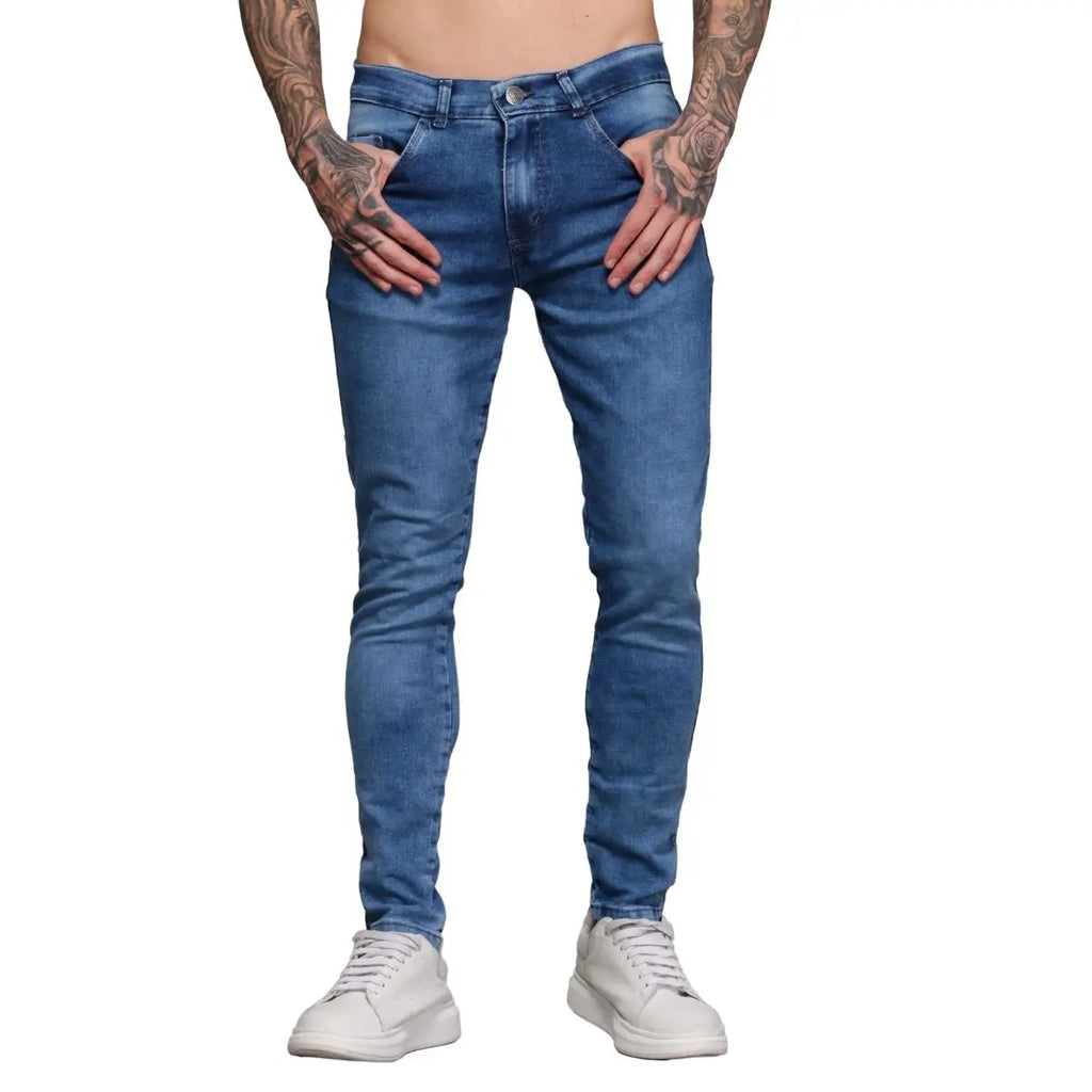 Calça Super Skinny Marmorizada Masculina Premium Vip Casual