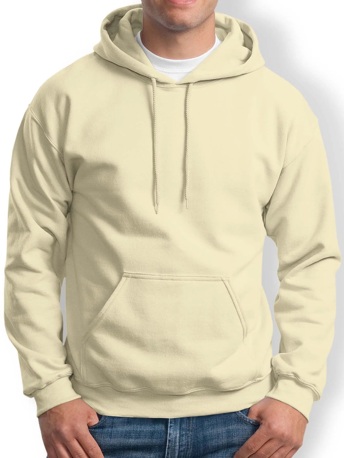 Men's Sweatshirt Kangaroo Model Sweatshirt with Colors Hood