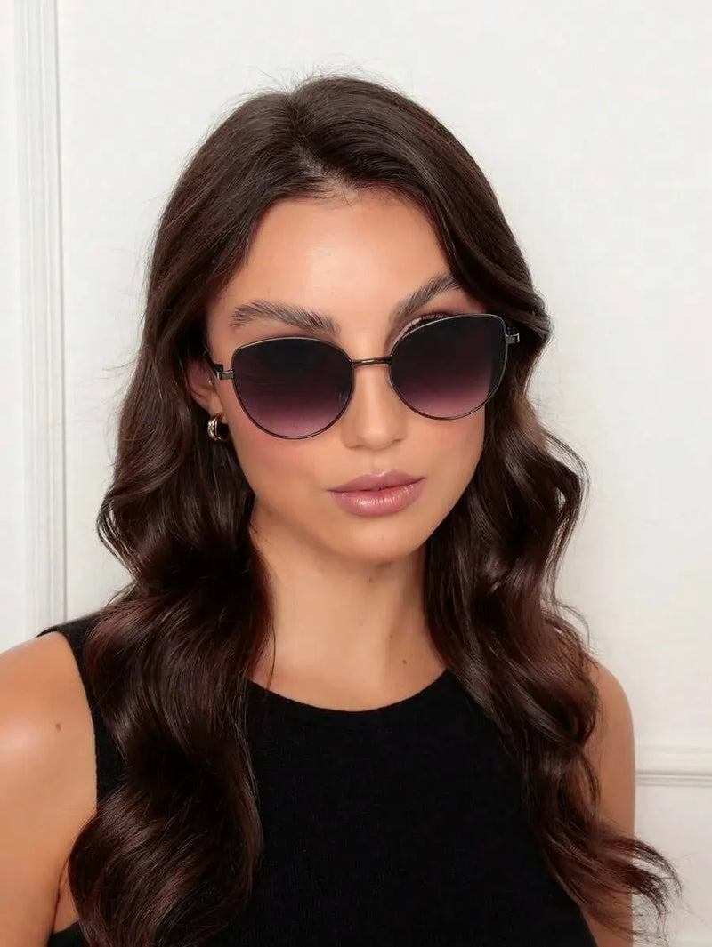 UV400 Fashion Metal Women Sunglasses-Elegant Style, High Protection and Sophisticated Design-BIAN STORE