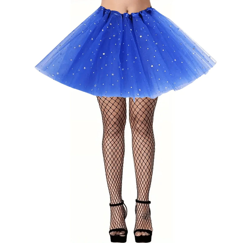 Tulle Skirt With Half Drag Carnival Fantasy Premium