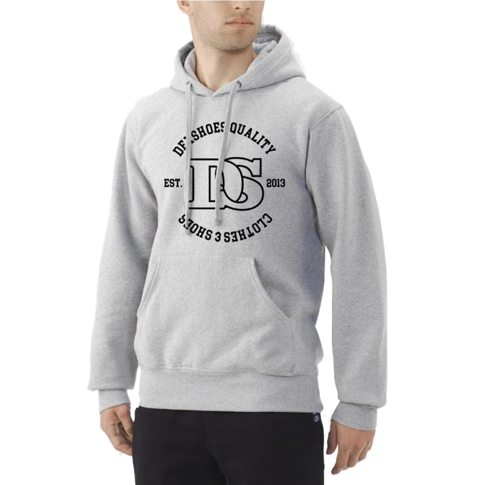 Blusa de Moletom Masculina Casual Flanelada com Capuz do P ao G1