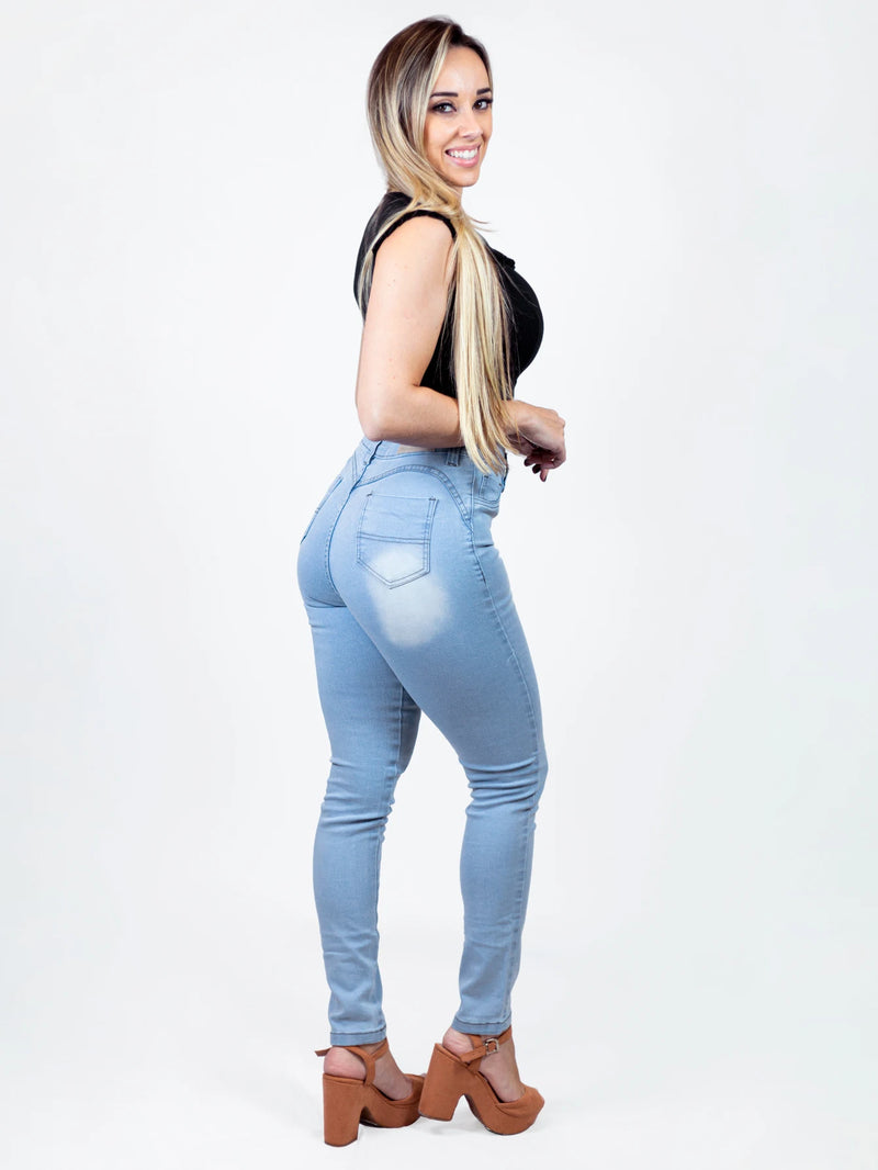 Women's Clear Skinny Jeans with Wash/Women's Clothing/Women's Jeans/Fashion Women's Pants-Fast Shipping