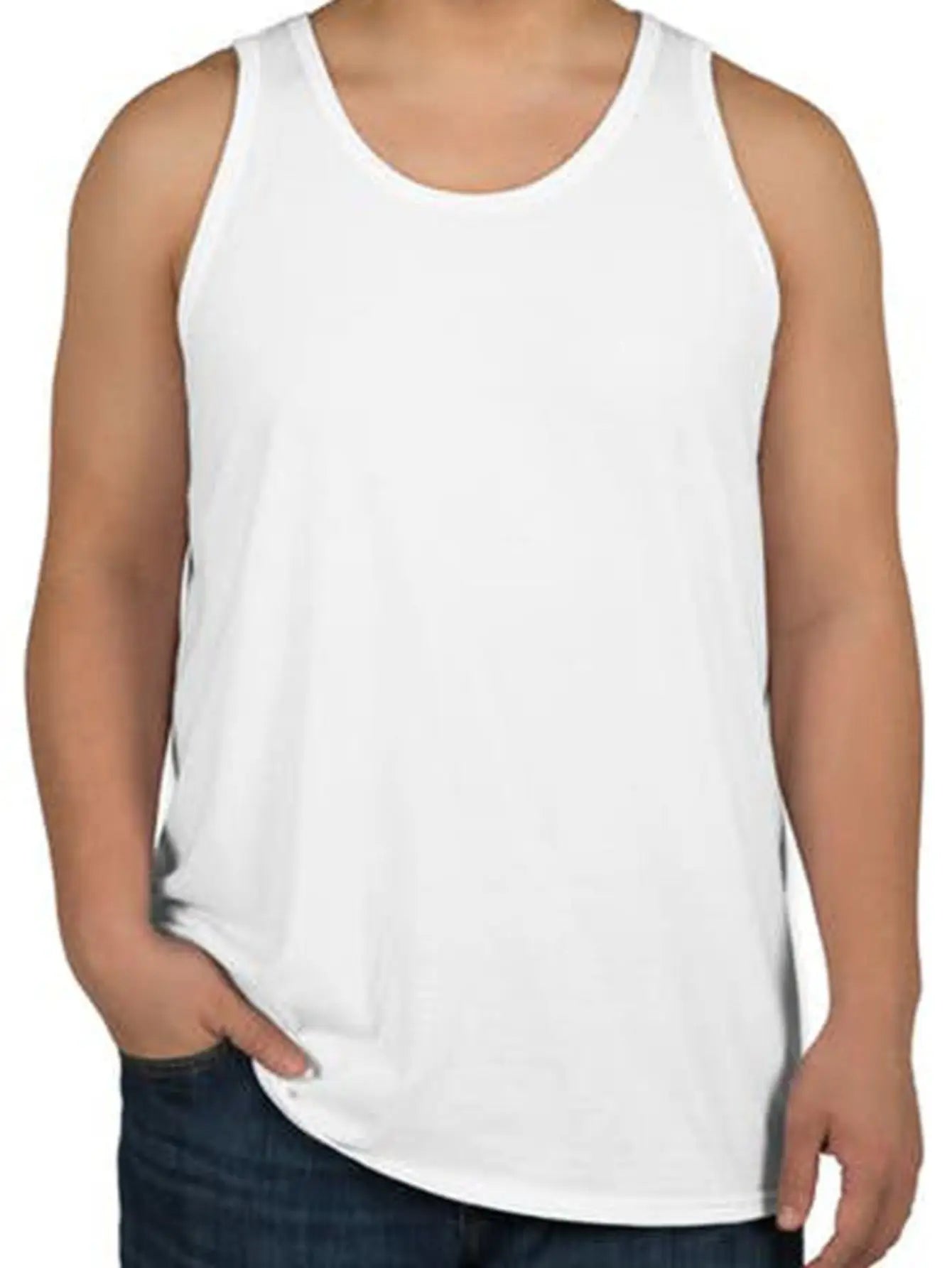 Kit Com 5 Camisetas Regata Masculina Básicas