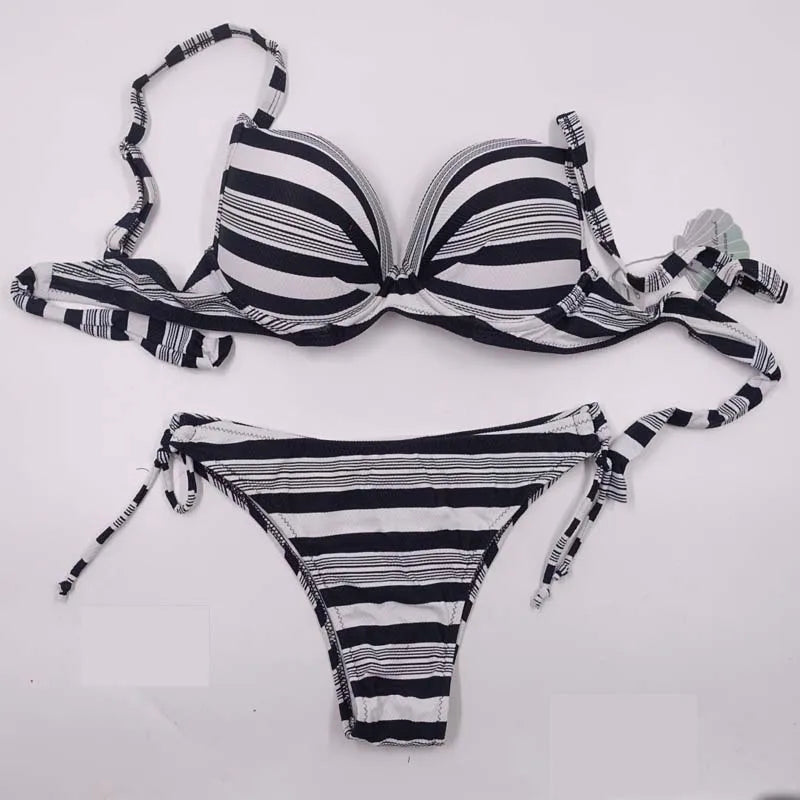 Conjunto de Biquíni com Bojo e Calcinha - com ou sem amarração