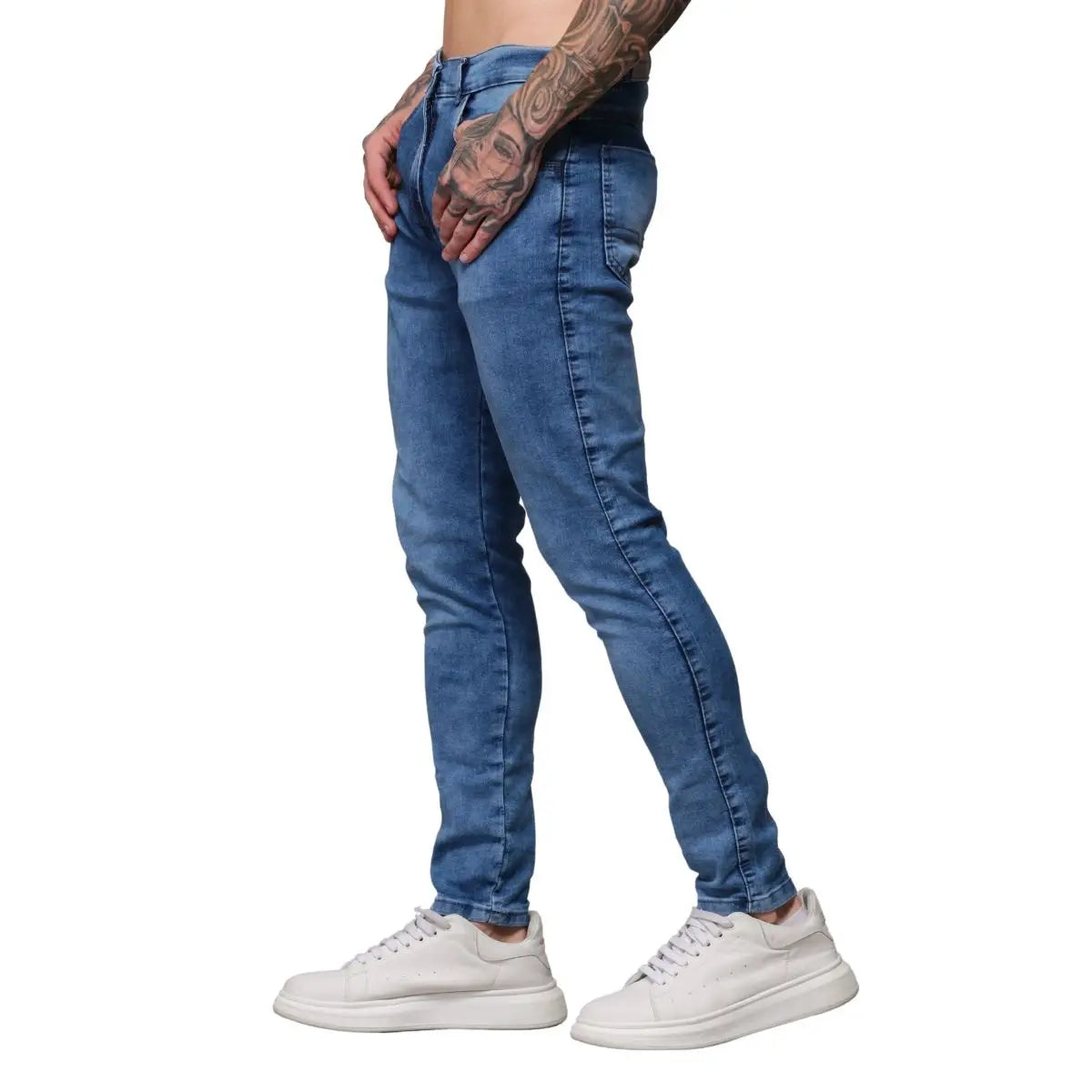 Calça Super Skinny Marmorizada Masculina Premium Vip Casual