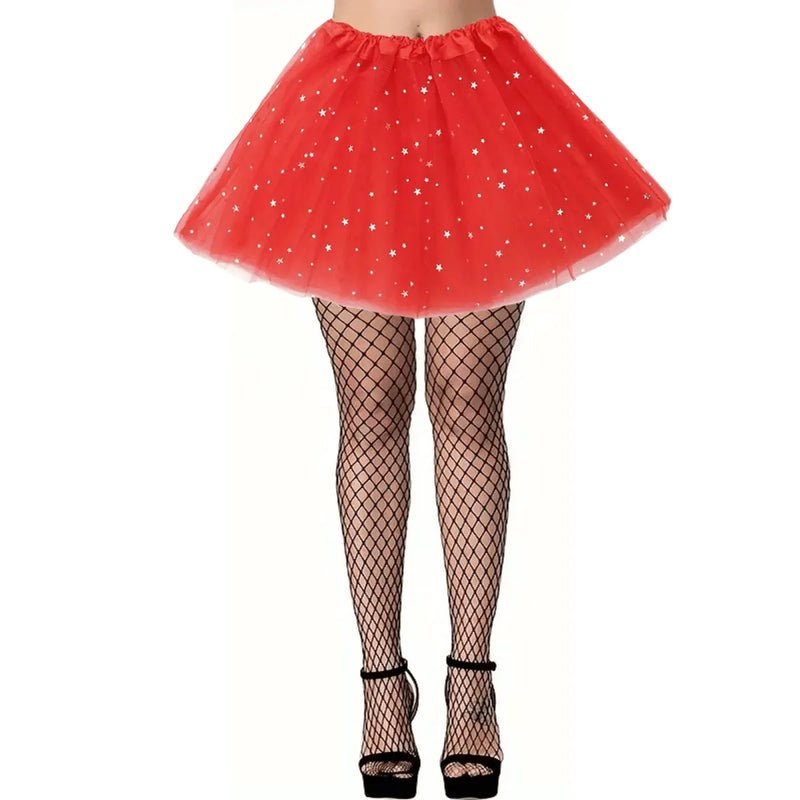 Tulle Skirt With Half Drag Carnival Fantasy Premium