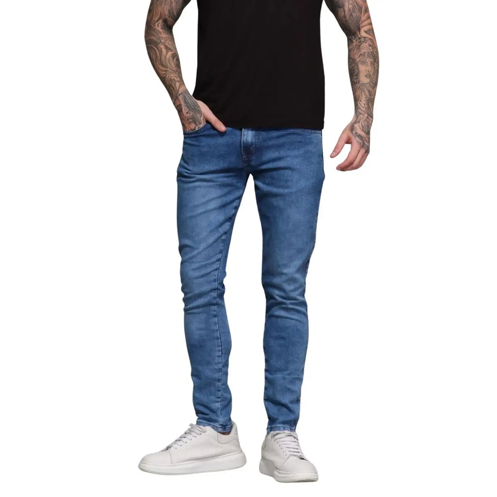 Calça Super Skinny Marmorizada Masculina Premium Vip Casual