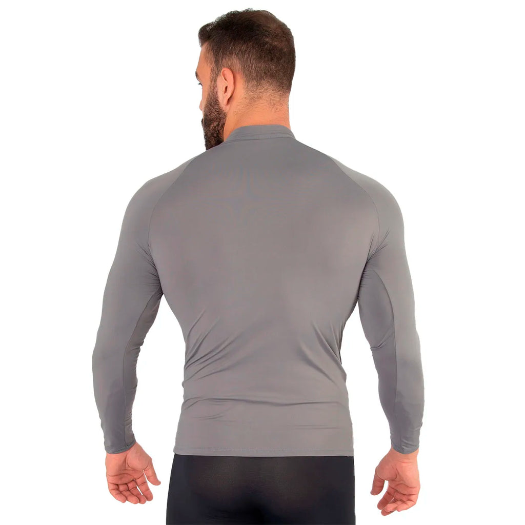 Thermal Blouse UV Protection Polyester Men's Second Skin Long Sleeve Smooth Soft Cold Casual Workout