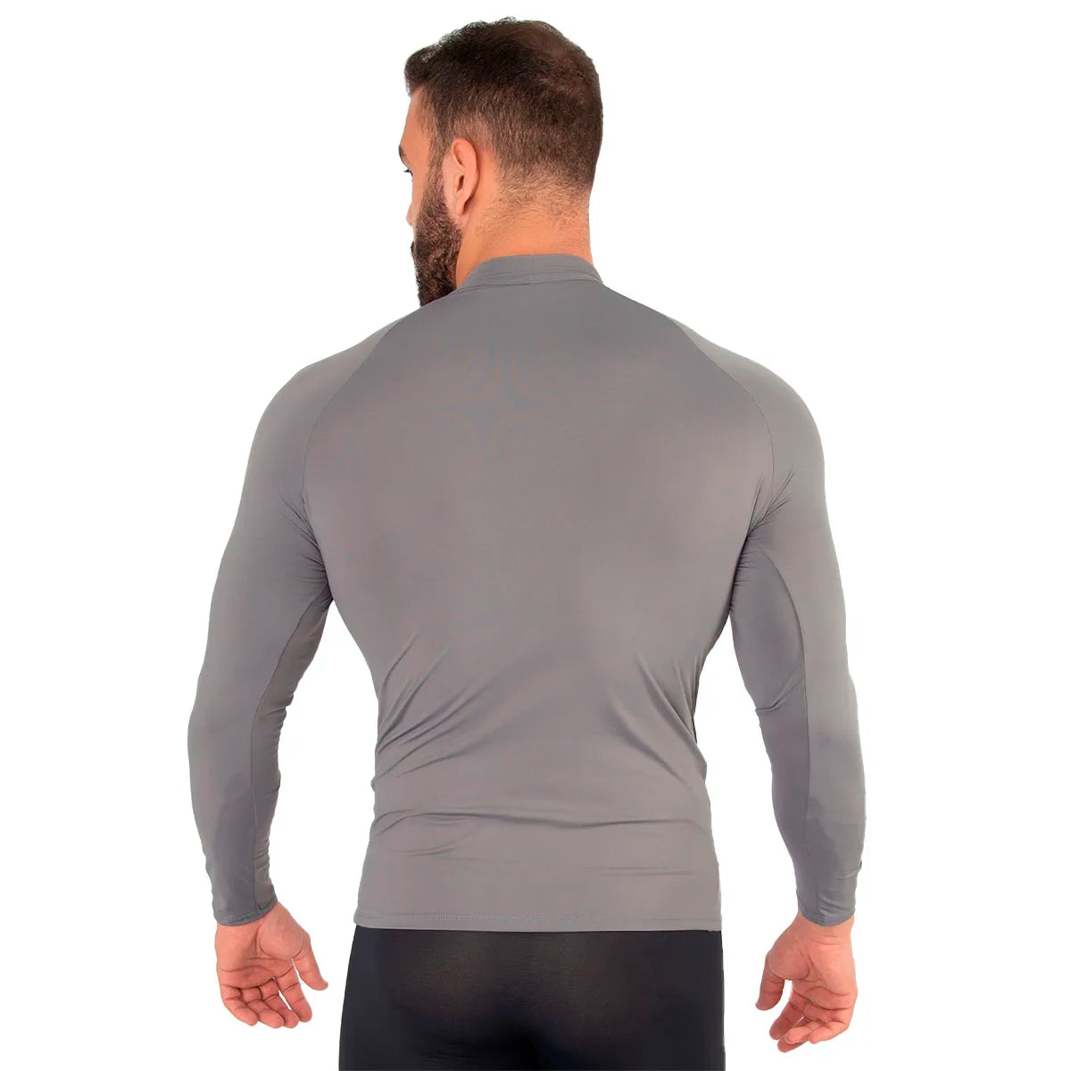 Thermal Blouse UV Protection Polyester Men's Second Skin Long Sleeve Smooth Soft Cold Casual Workout