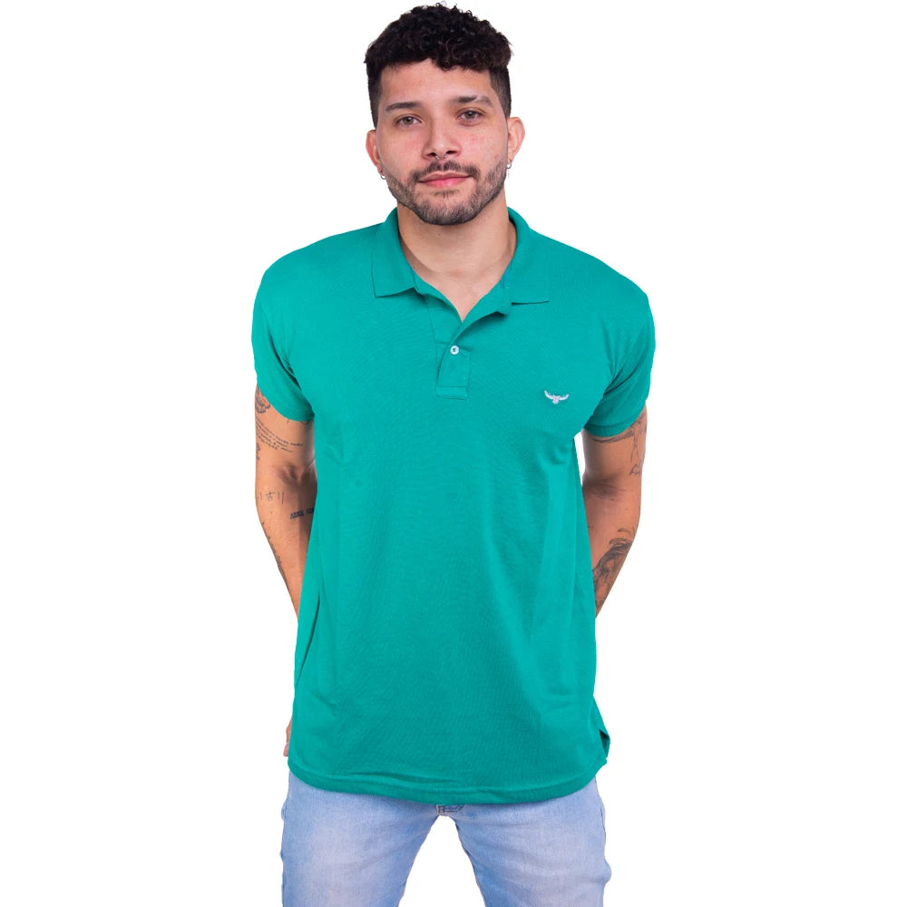 Camisa Gola Polo Masculina Original Polo Silver Owl