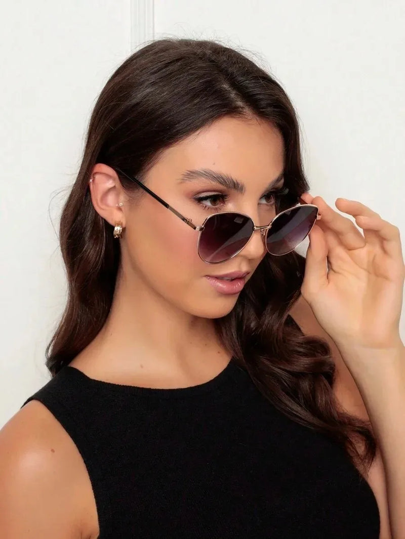 UV400 Fashion Metal Women Sunglasses-Elegant Style, High Protection and Sophisticated Design-BIAN STORE