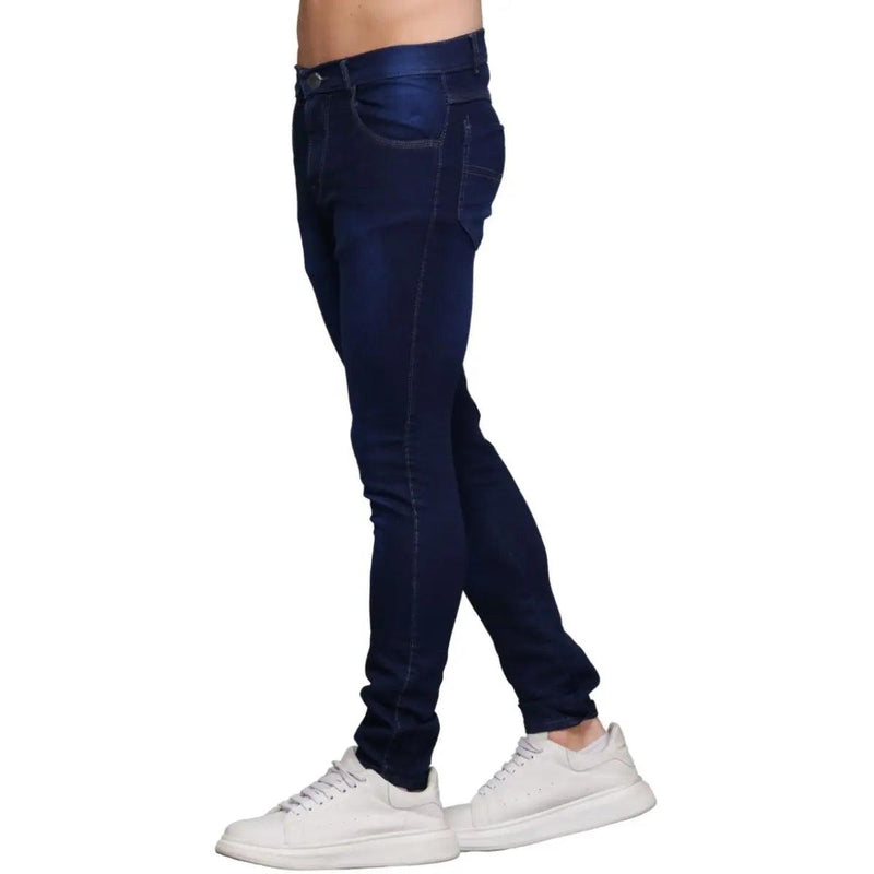 Calça Jeans Masculina Skinny Lavagem Escura Trend Comfort - CRAVO ROSE