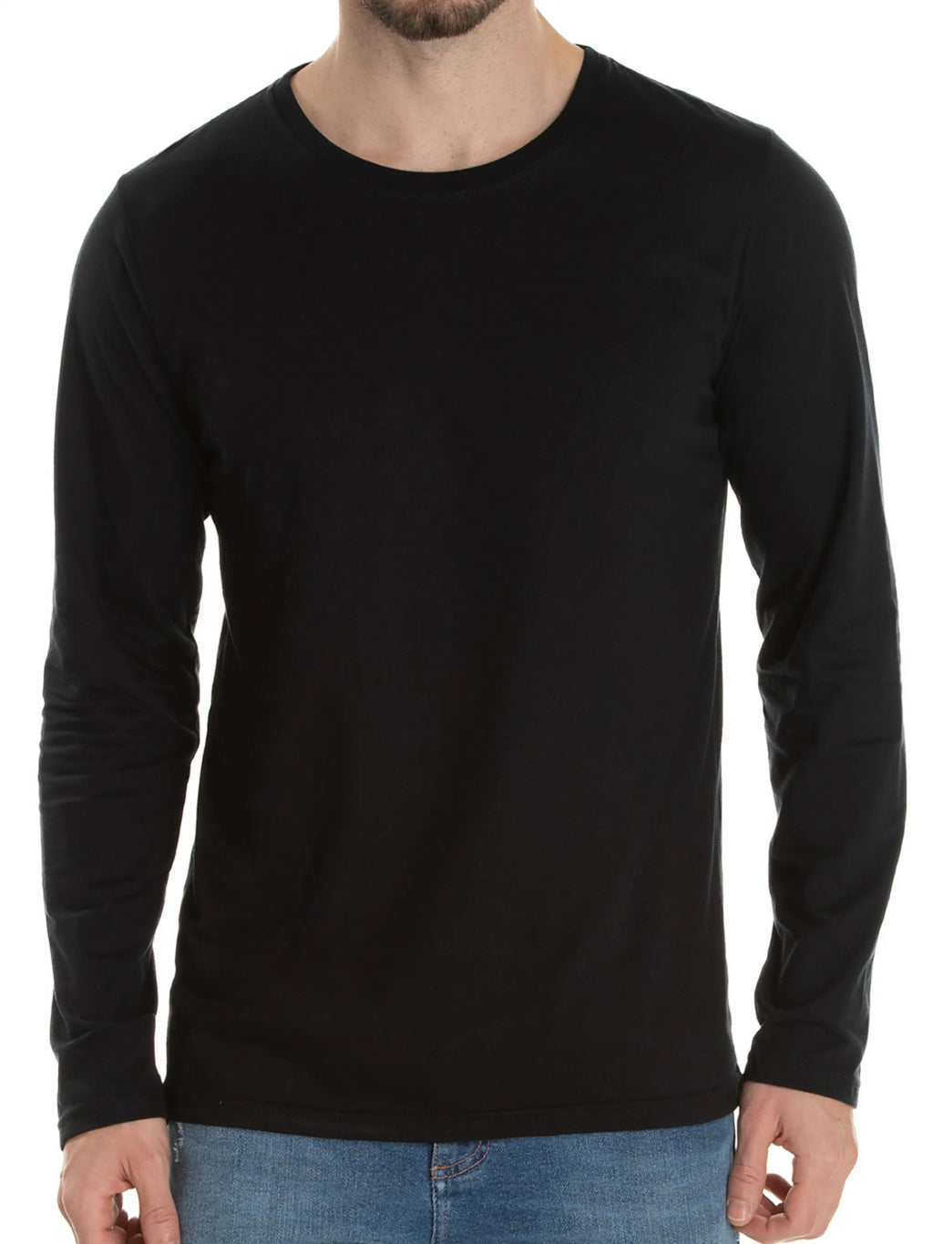 Men's Basic Cold Mesh Long Sleeve T-Shirt